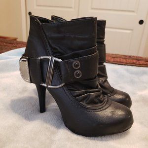 Beautiful Black Bootie Boots
